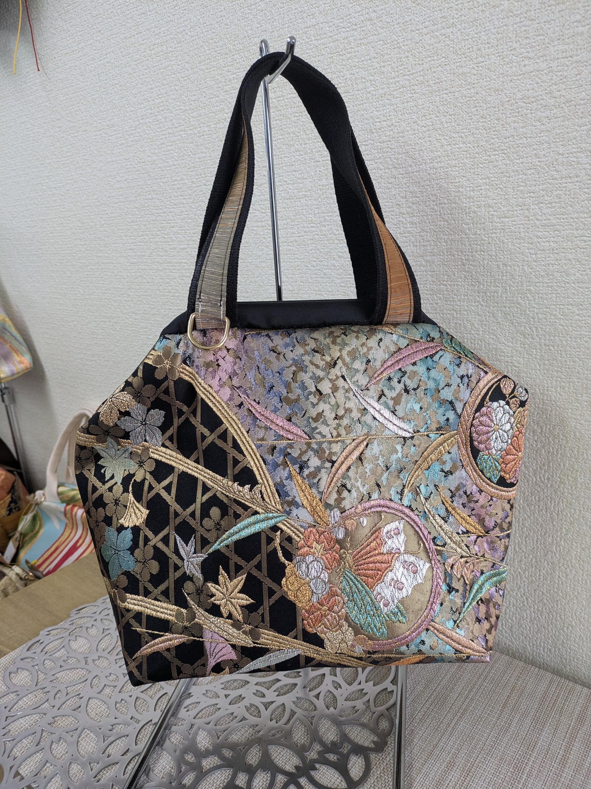 『帯の華』ひらく職人”五呂”が作る『オビカラ』　バック　M１　送料無料1枚目の画像