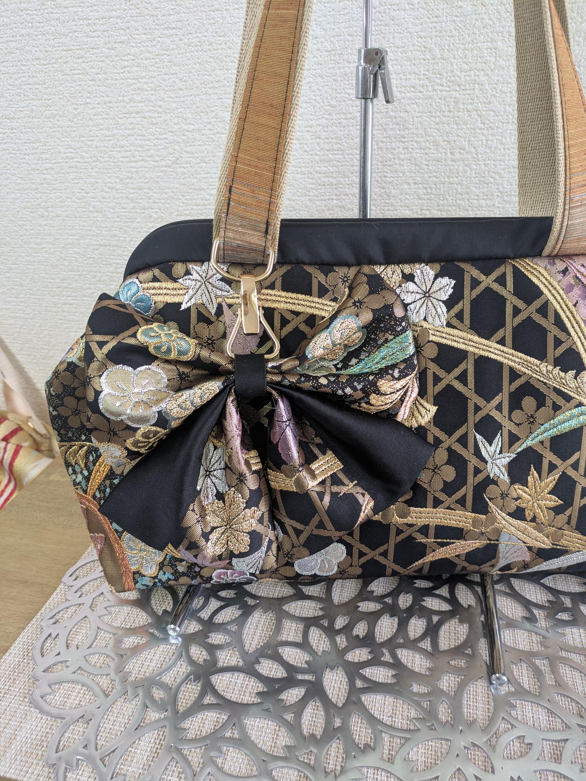 『帯の華』ひらく職人”五呂”が作る『オビカラ』　バック　Ｌ１　送料無料 | 10枚目