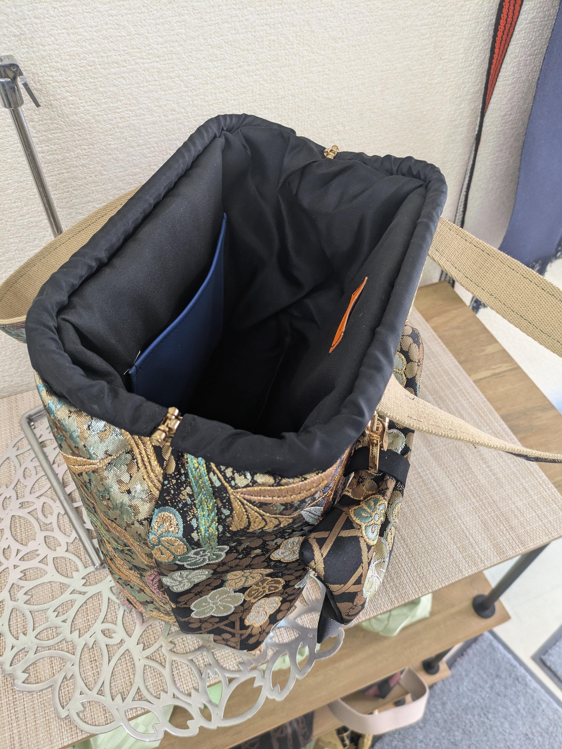 『帯の華』ひらく職人”五呂”が作る『オビカラ』　バック　Ｌ１　送料無料 | 15枚目