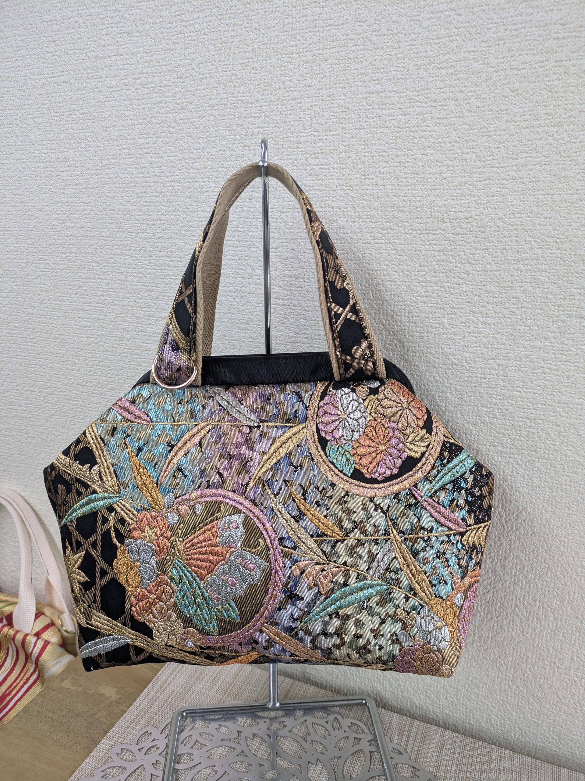 『帯の華』ひらく職人”五呂”が作る『オビカラ』　バック　M２　送料無料1枚目の画像