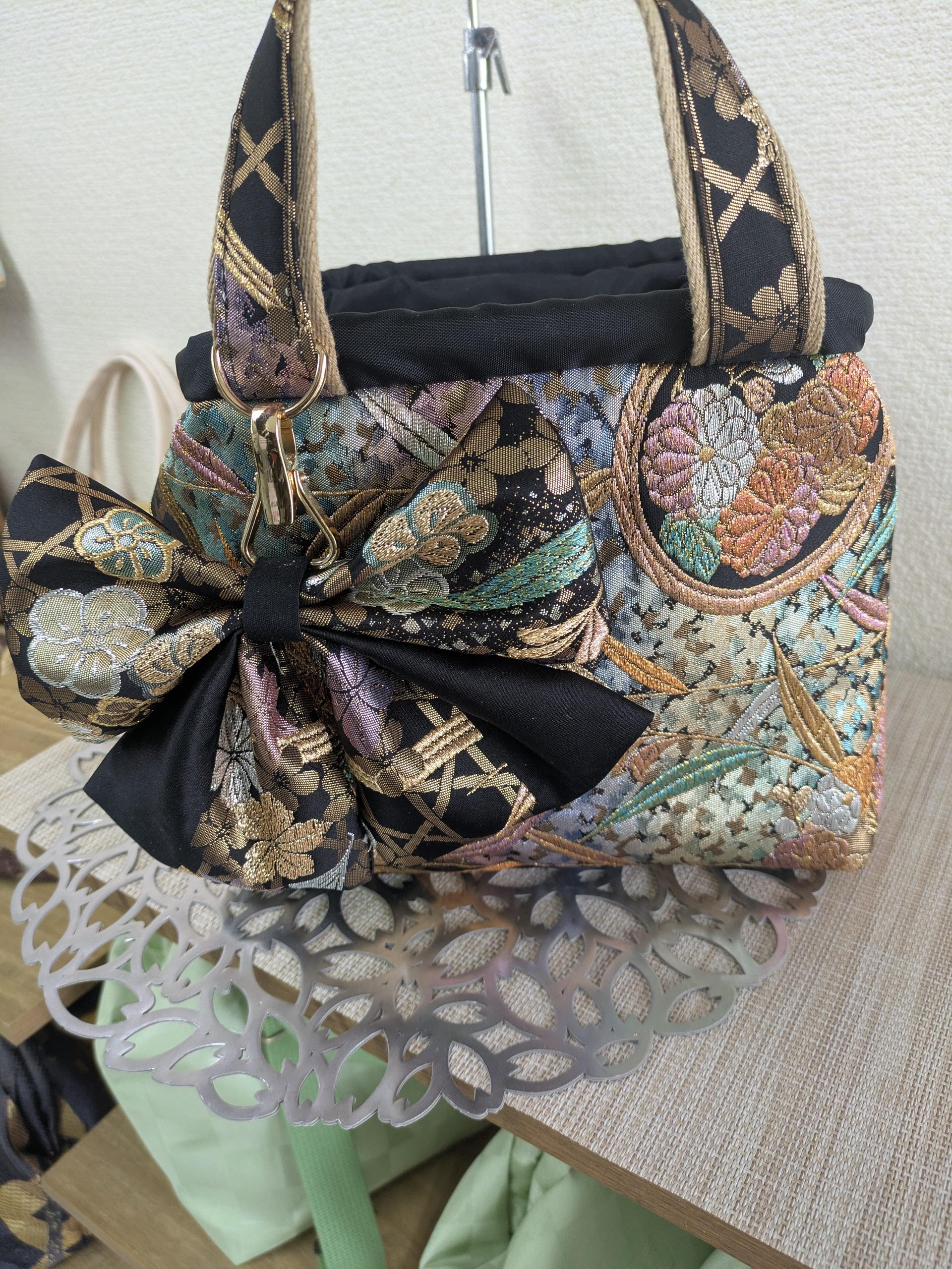 『帯の華』ひらく職人”五呂”が作る『オビカラ』　バック　M２　送料無料 | 6枚目