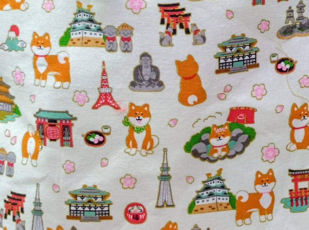 限定❣❣入園のお祝いに作った！マグネットボタントートバック　ワンちゃん白　￥6980　２個限定（送料込み） | 5枚目