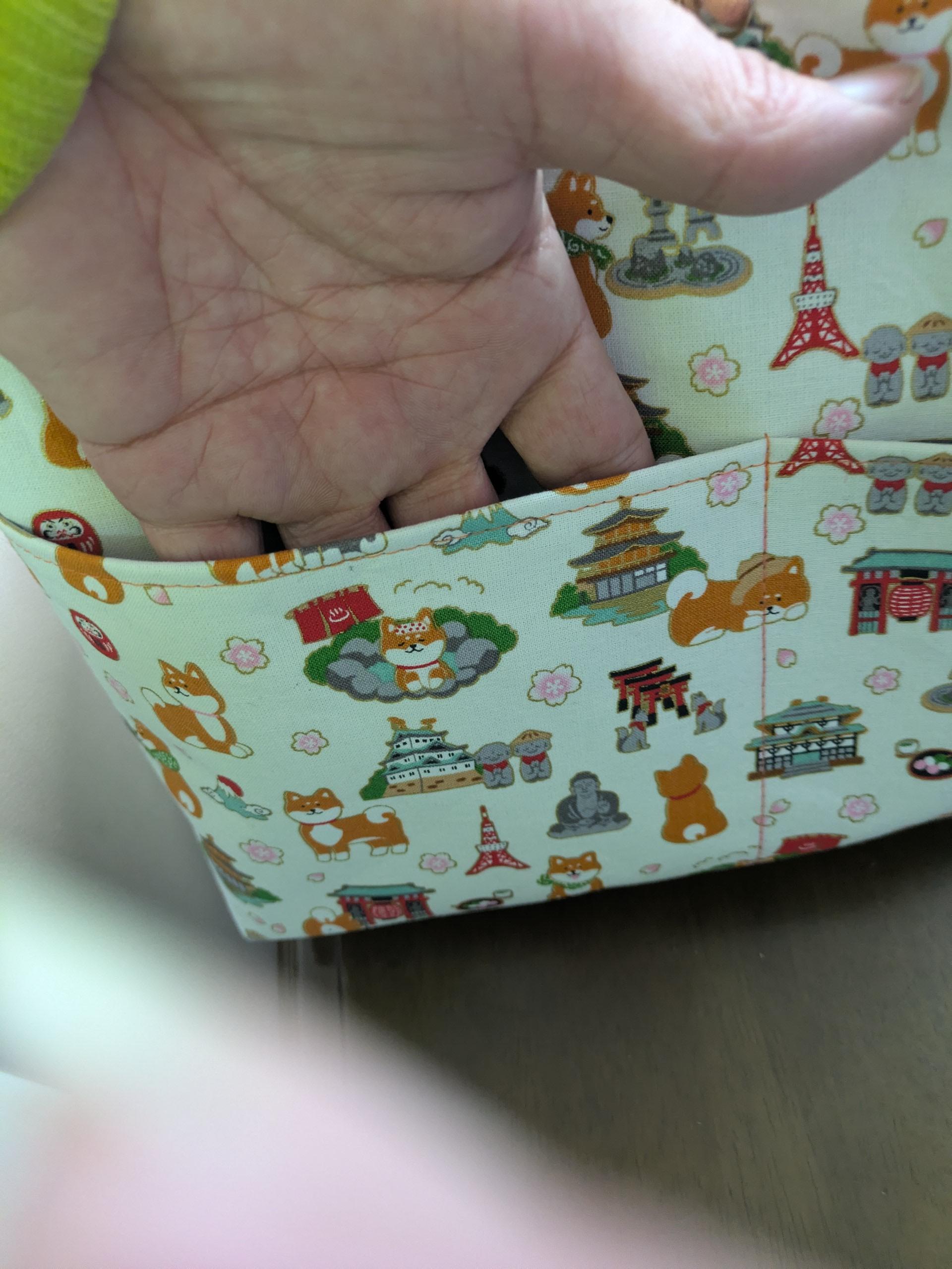 限定❣❣入園のお祝いに作った！マグネットボタントートバック　ワンちゃん白　￥6980　２個限定（送料込み） | 6枚目