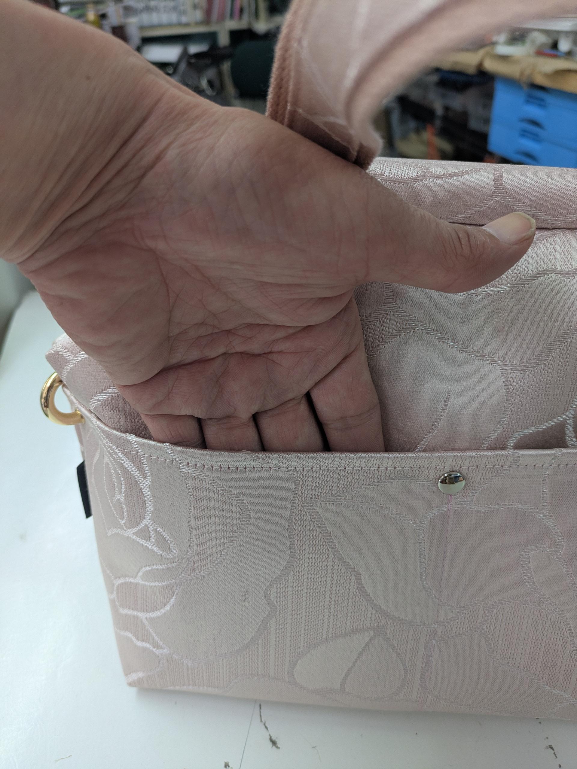 L１　『こだわり素材』　”五呂”のお気に入り生地　『尾州織物』生地　マーベルpink | 5枚目