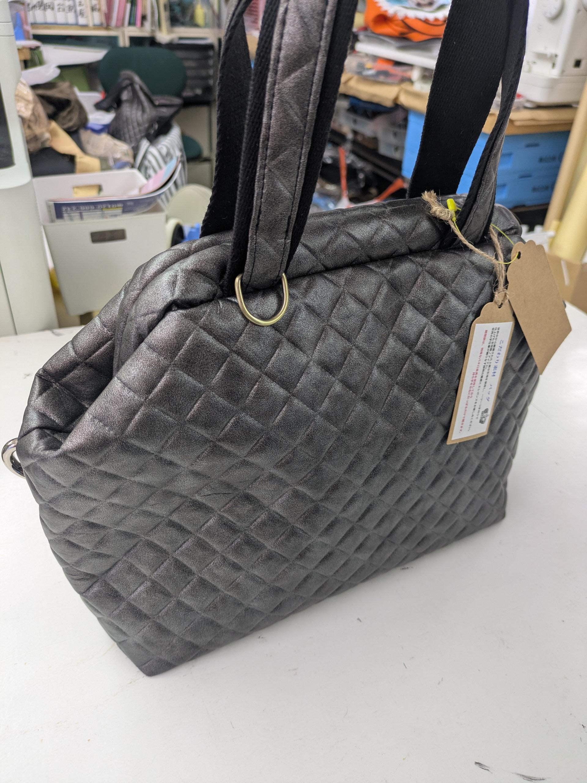 L１　『こだわり素材』　”五呂”のお気に入り生地　『キルトアーガイル』生地　スペイン製　グレー系 | 10枚目