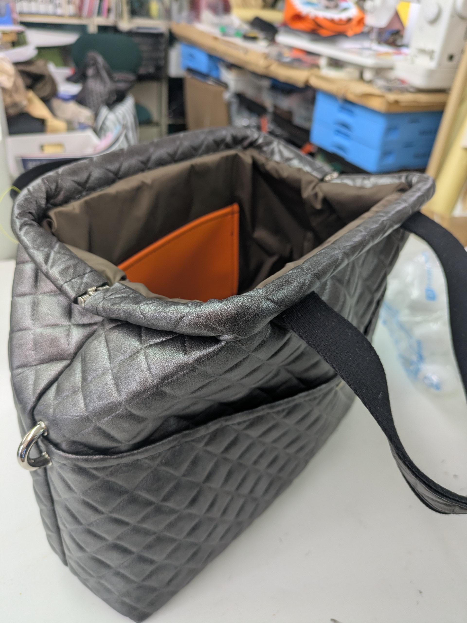 L１　『こだわり素材』　”五呂”のお気に入り生地　『キルトアーガイル』生地　スペイン製　グレー系 | 11枚目