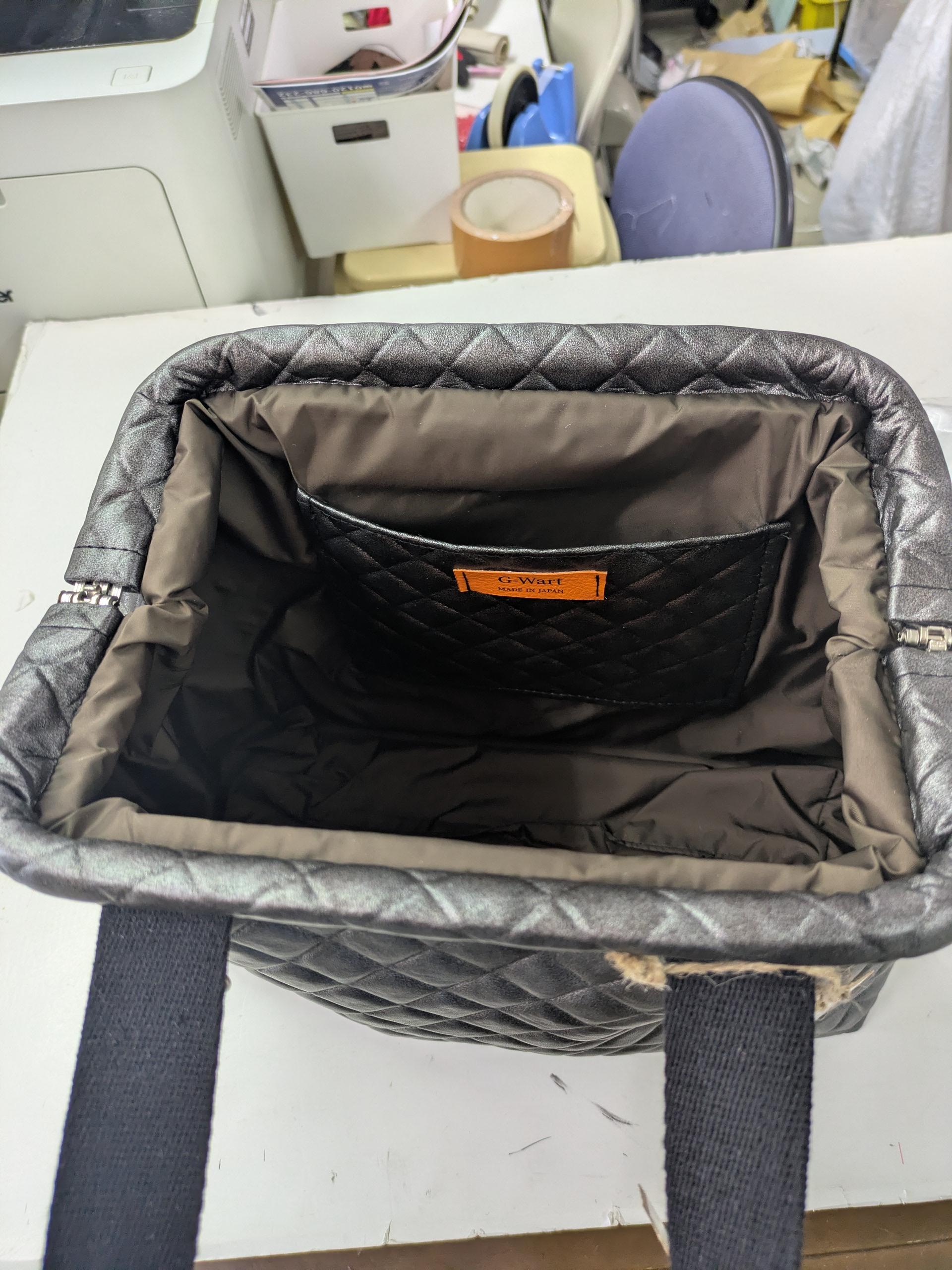 L１　『こだわり素材』　”五呂”のお気に入り生地　『キルトアーガイル』生地　スペイン製　グレー系 | 6枚目