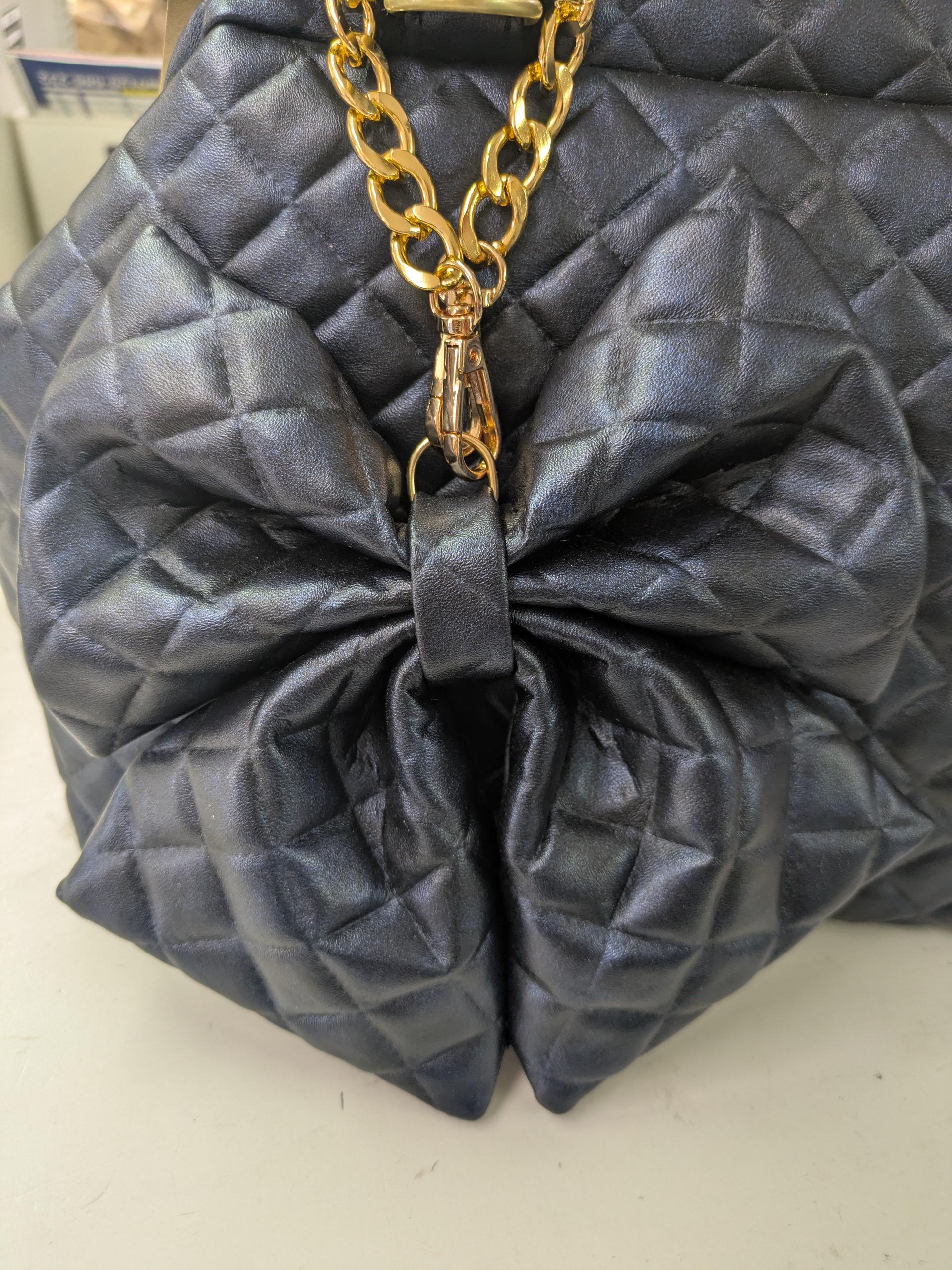 L2　『こだわり素材』　”五呂”のお気に入り生地　『キルトアーガイル』生地　スペイン製　ネイビー系 | 3枚目