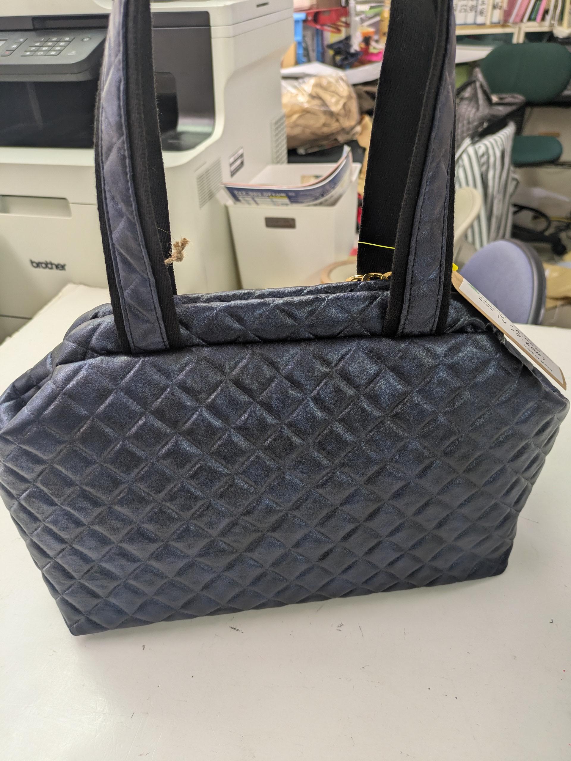 L2　『こだわり素材』　”五呂”のお気に入り生地　『キルトアーガイル』生地　スペイン製　ネイビー系 | 4枚目