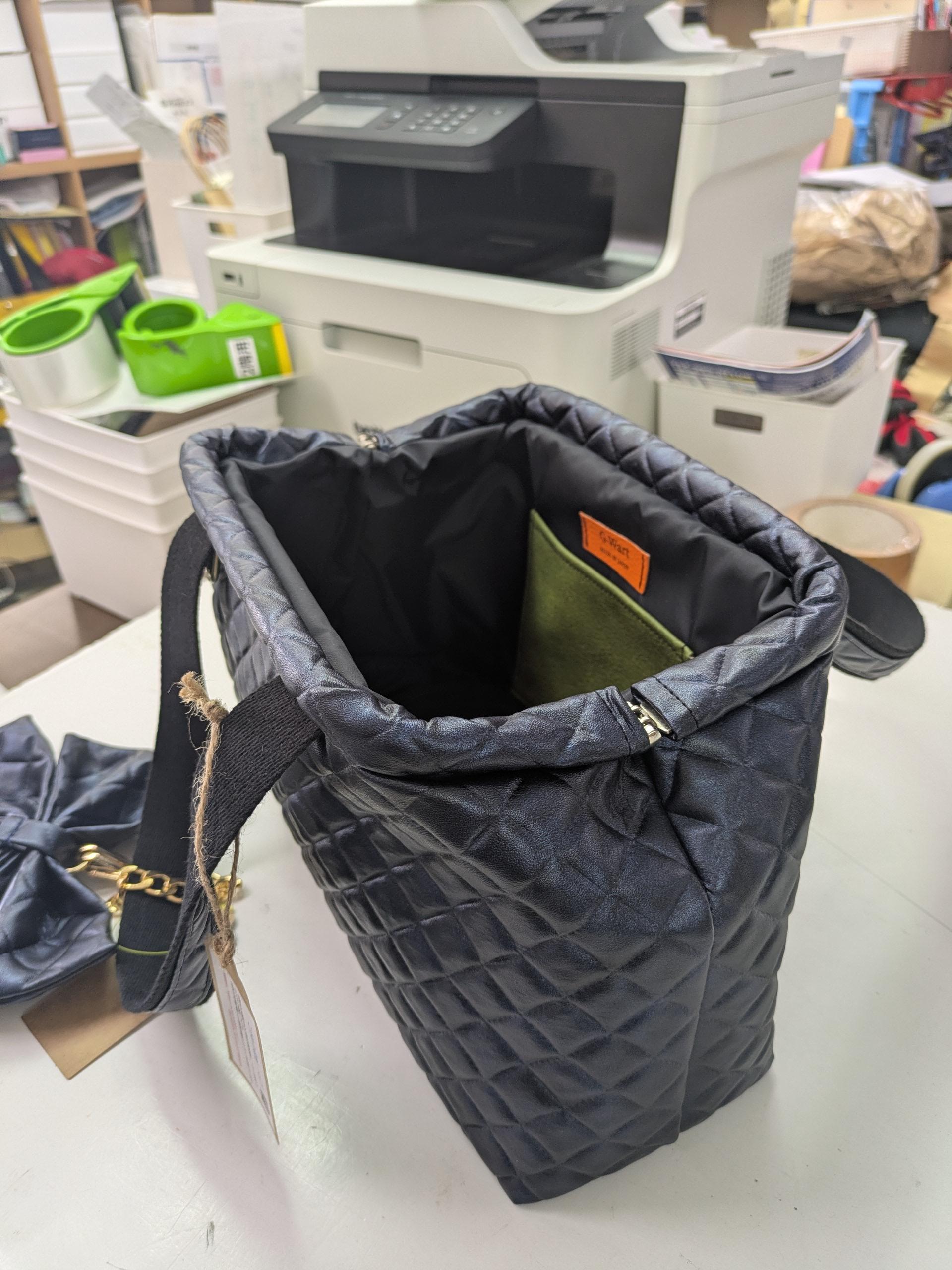 L2　『こだわり素材』　”五呂”のお気に入り生地　『キルトアーガイル』生地　スペイン製　ネイビー系 | 7枚目