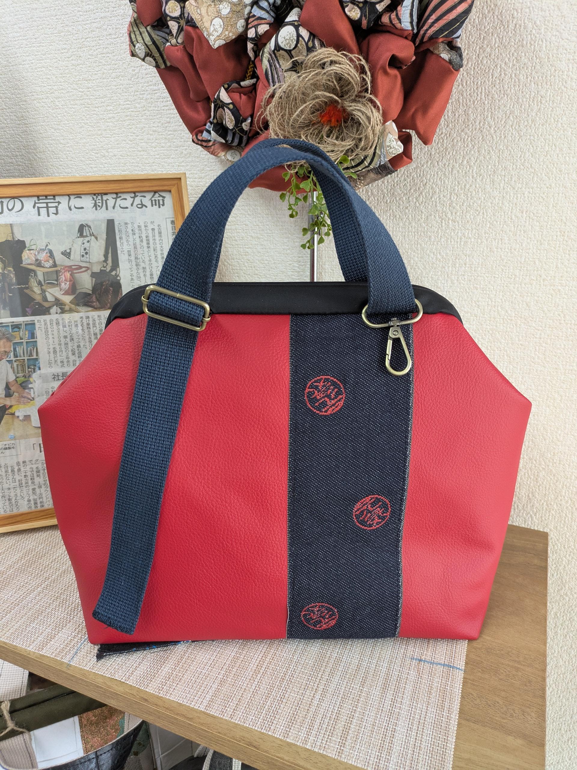 『ニューム』　持ち手の長さが変えられるBAG　L1　24x34㎝サイズ　送料無料1枚目の画像