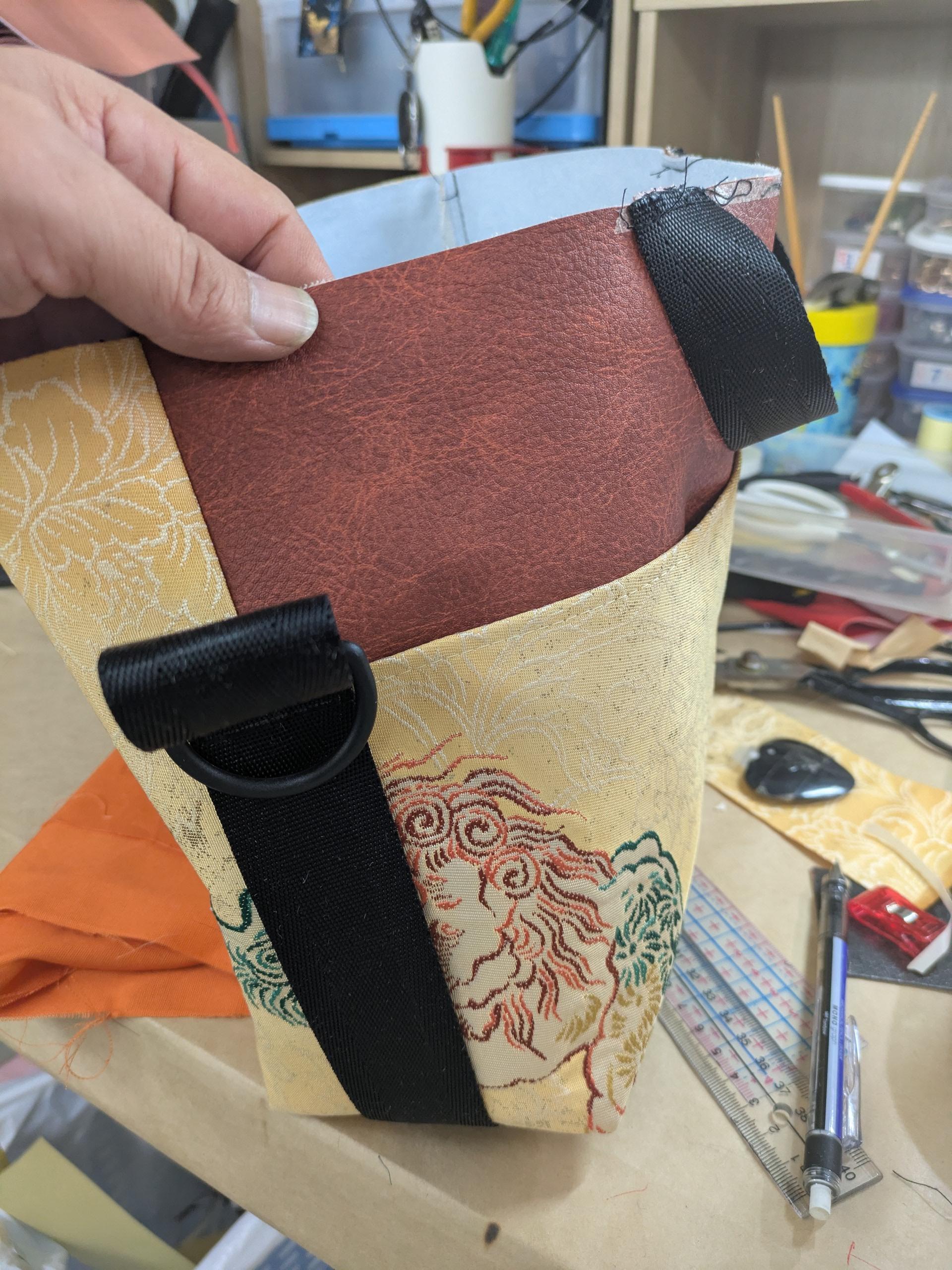 ★オーダーメイド★『思い出』が寄り添い、あなたを優しく見守ってくれる『オビカラ』　バック　￥7,000～出来ます1枚目の画像