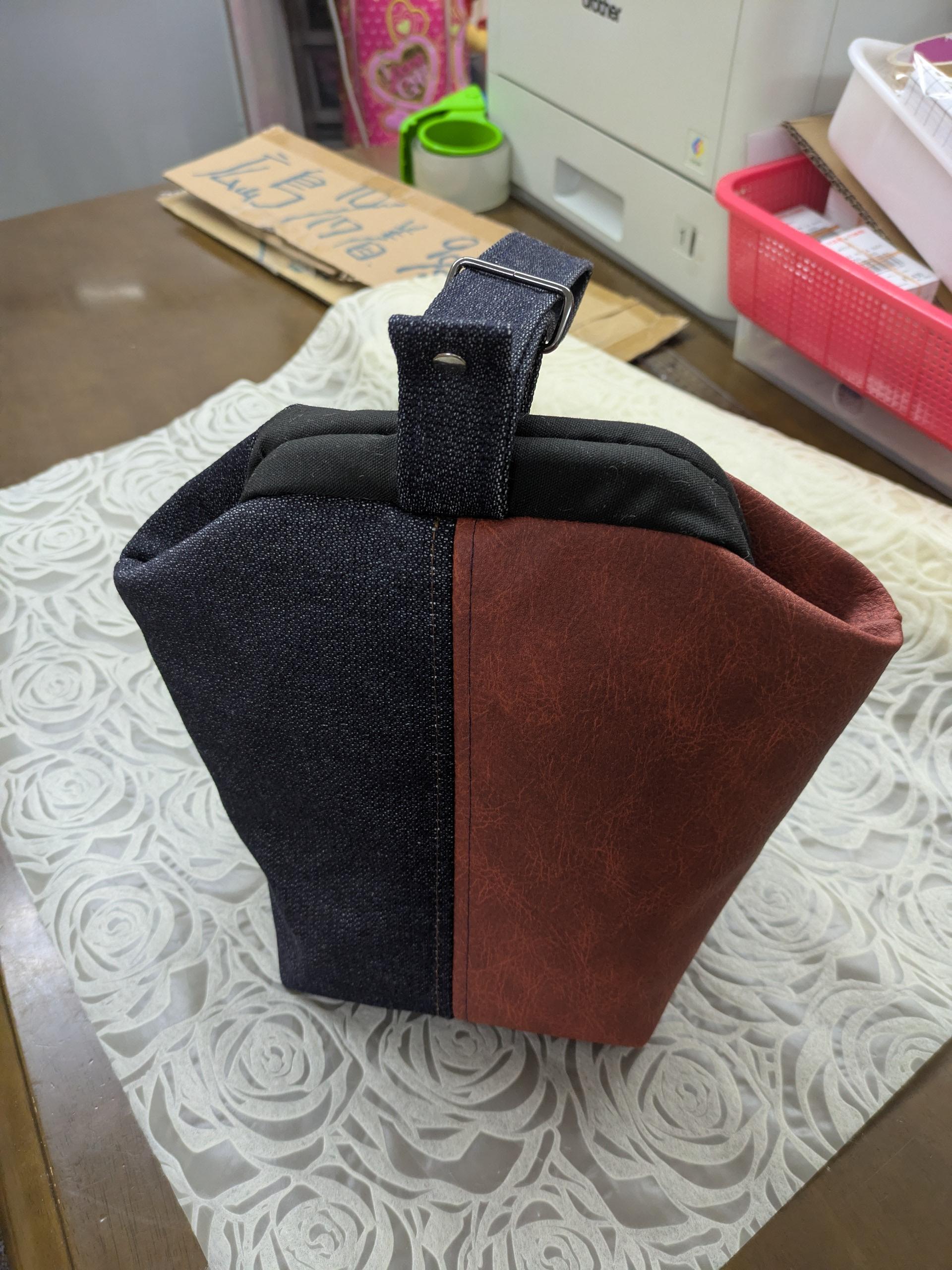 W様　オーダー品！　『ころんバック』　❣新作❣　合皮＋デニム