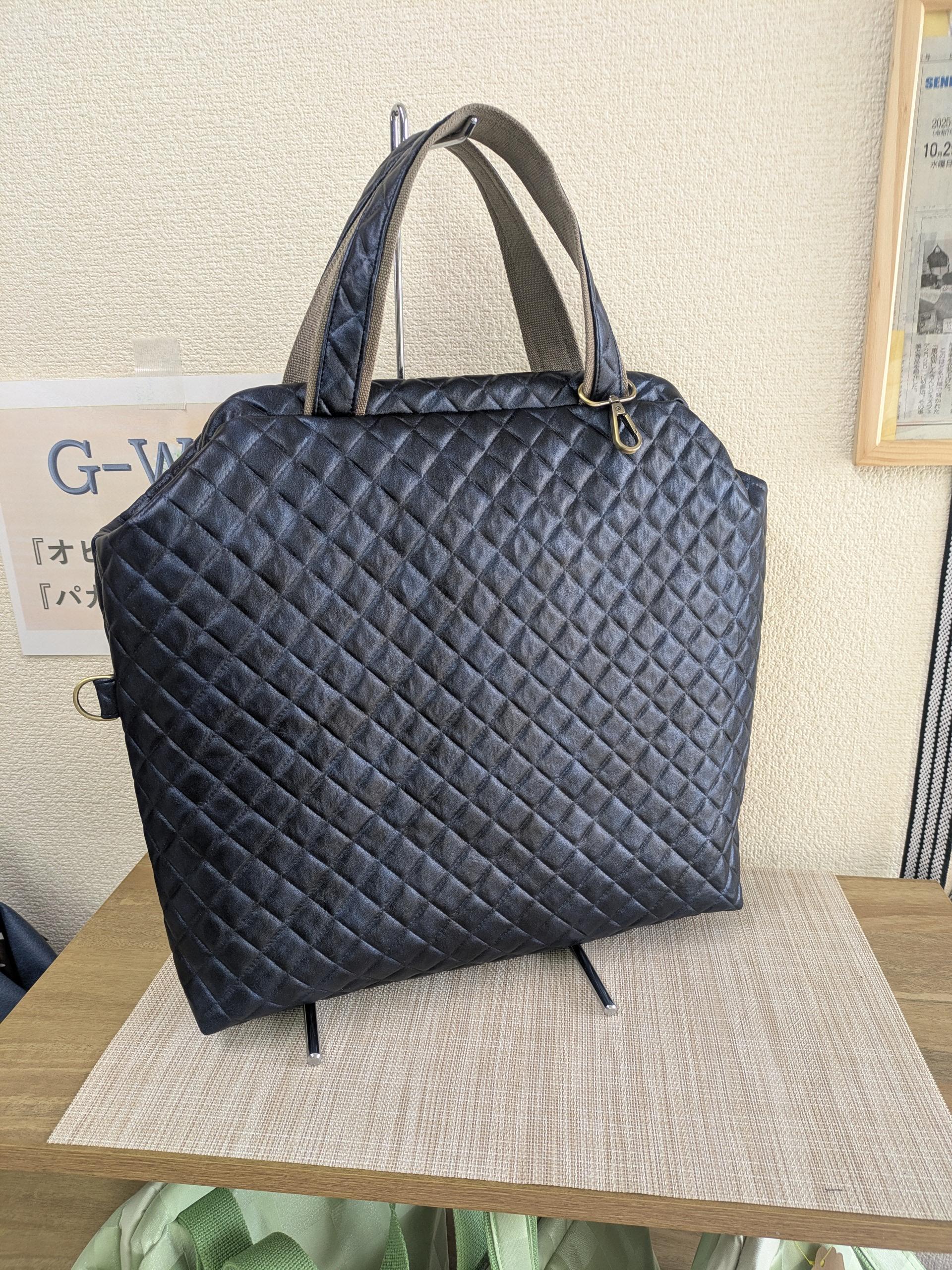 【受注生産】 ビジネスシーンも『PATAO&PATACO』『自分でデザインするバック』 L3 スペイン製アーガイル生地1枚目の画像